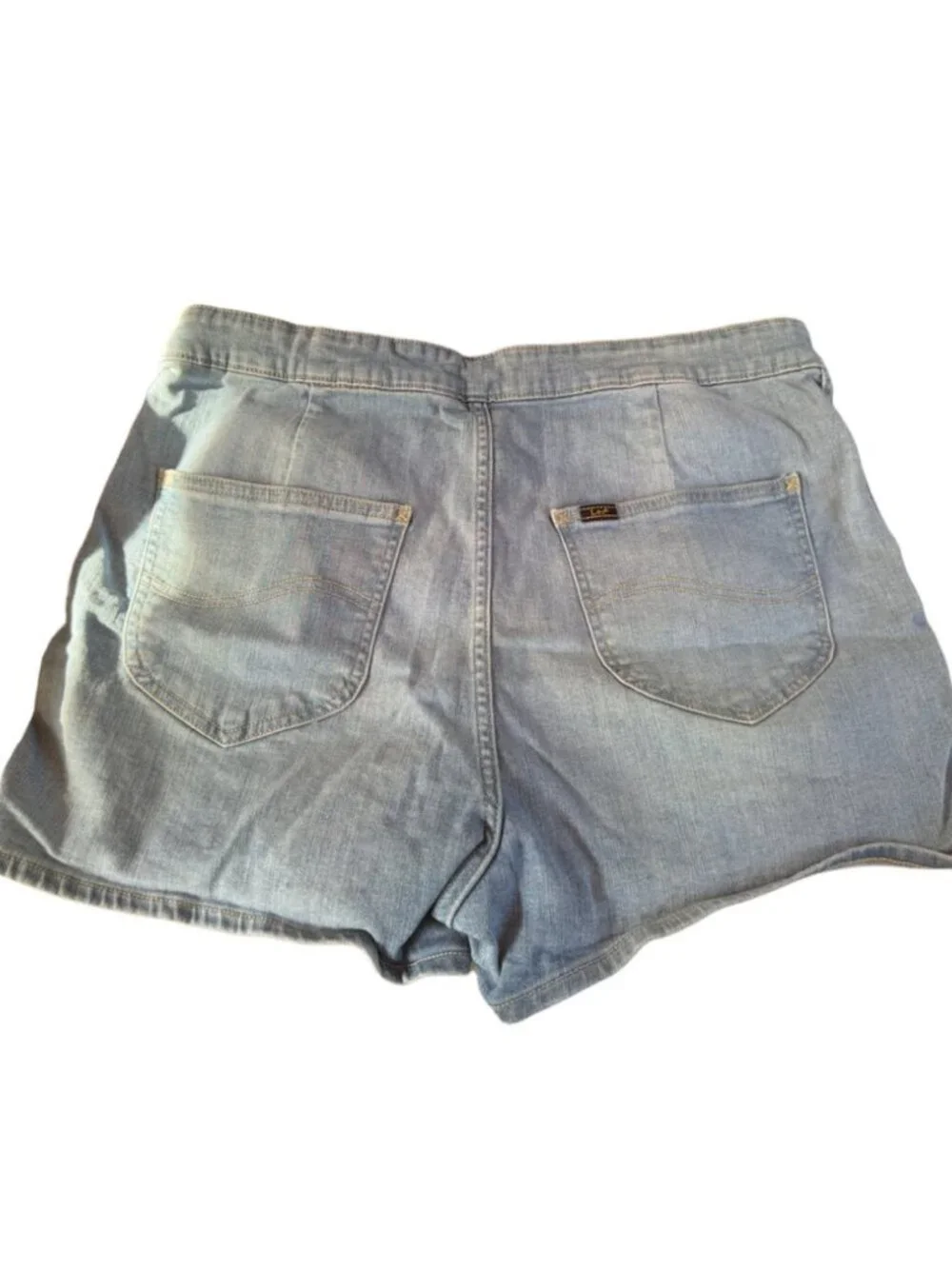 Lee Denim Shorts Sz 14 (M) Light Wash Casual Summer